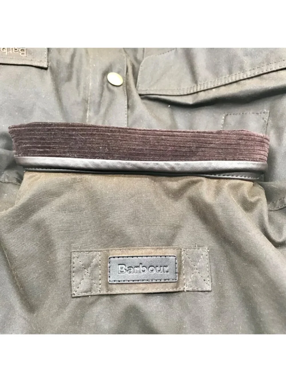 Barbour Brown Waxed Cotton Jacket_10